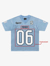 Supermade Classic Blue Embroidered Jersey Pattern Customization 