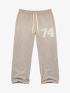 Washed Ombré Number Graphic Sweatpants