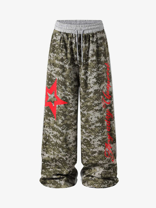 Star Patch Camo Pants