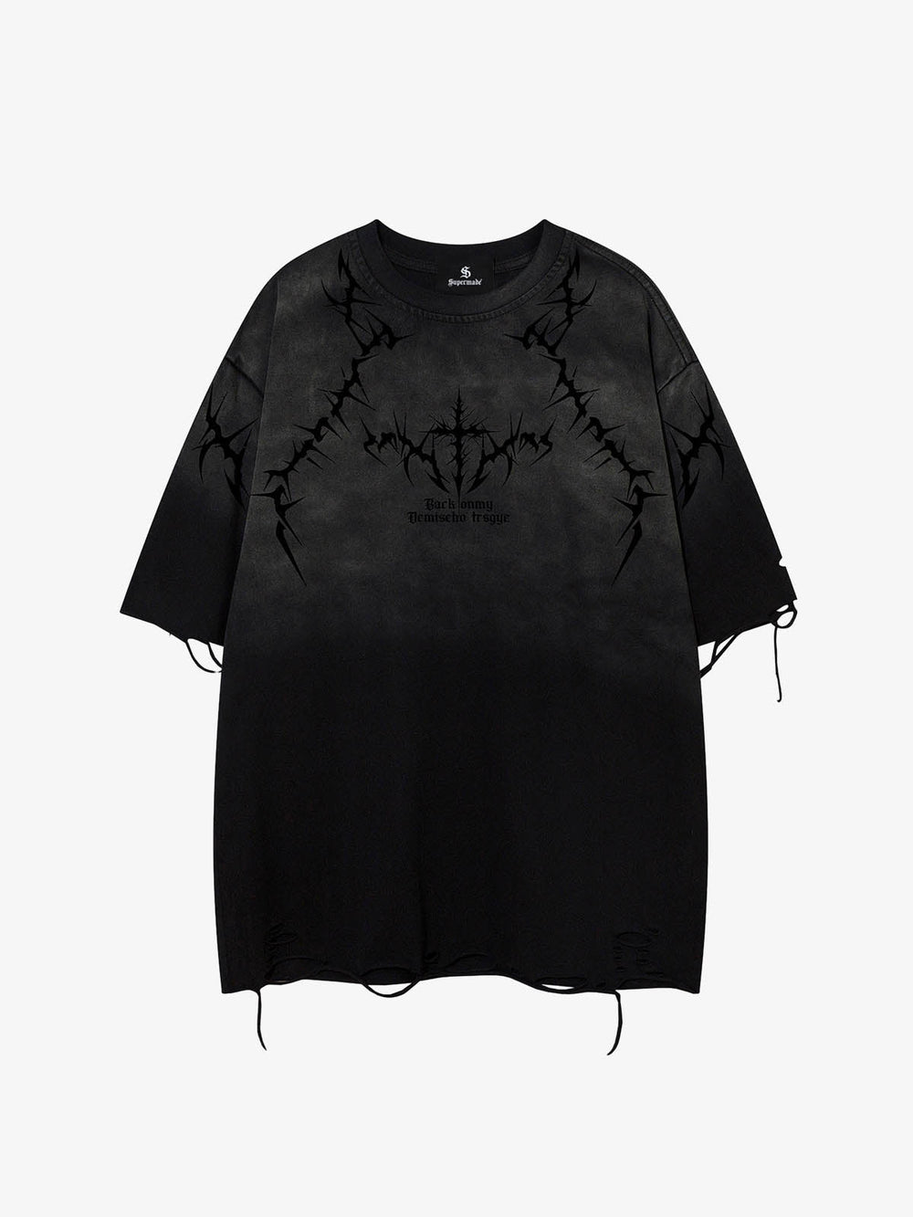 Vintage Thorn Graphic Distressed T-Shirt 