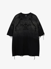 Vintage Thorn Graphic Distressed T-Shirt 