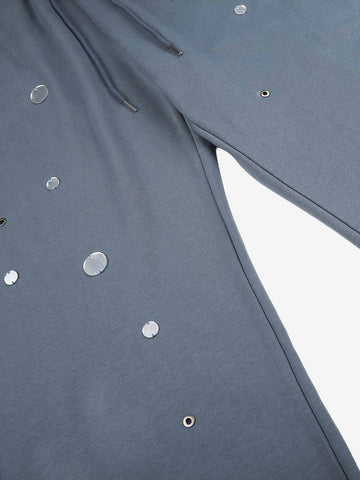 Sequin Detail Low Rise Baggy Sweatpants