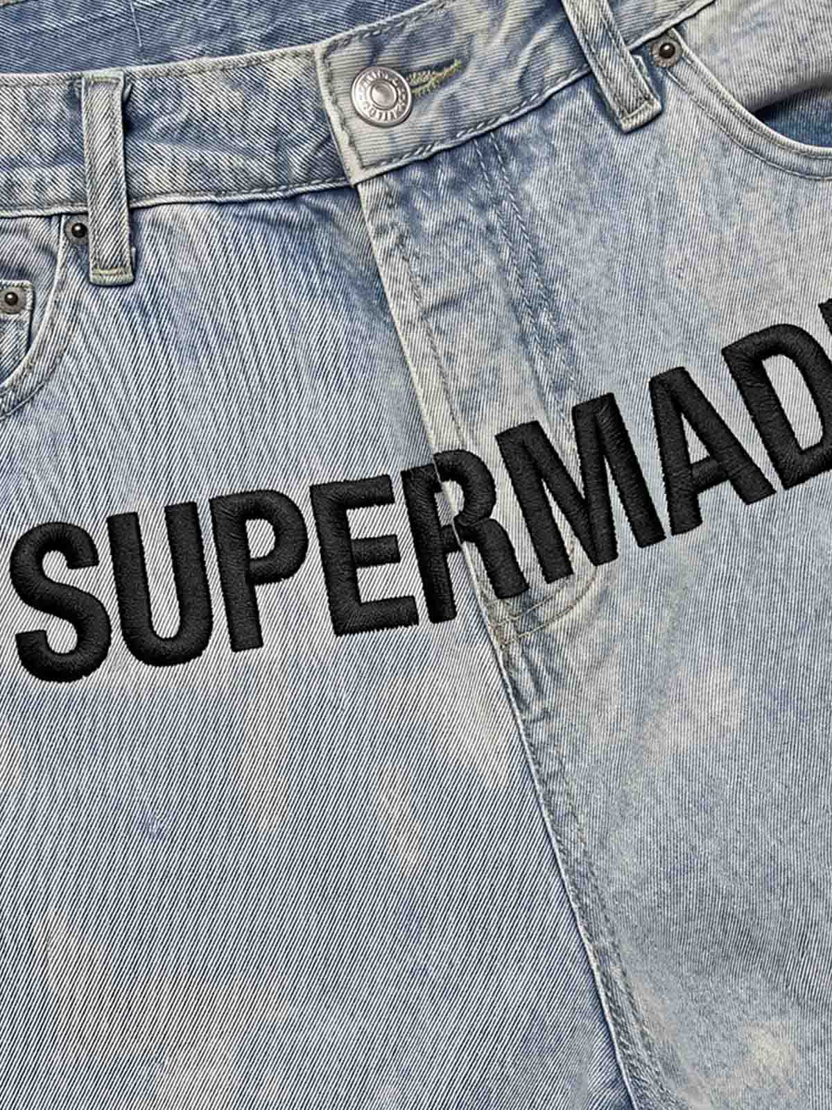 Vintage Washed Straight-Leg Jeans