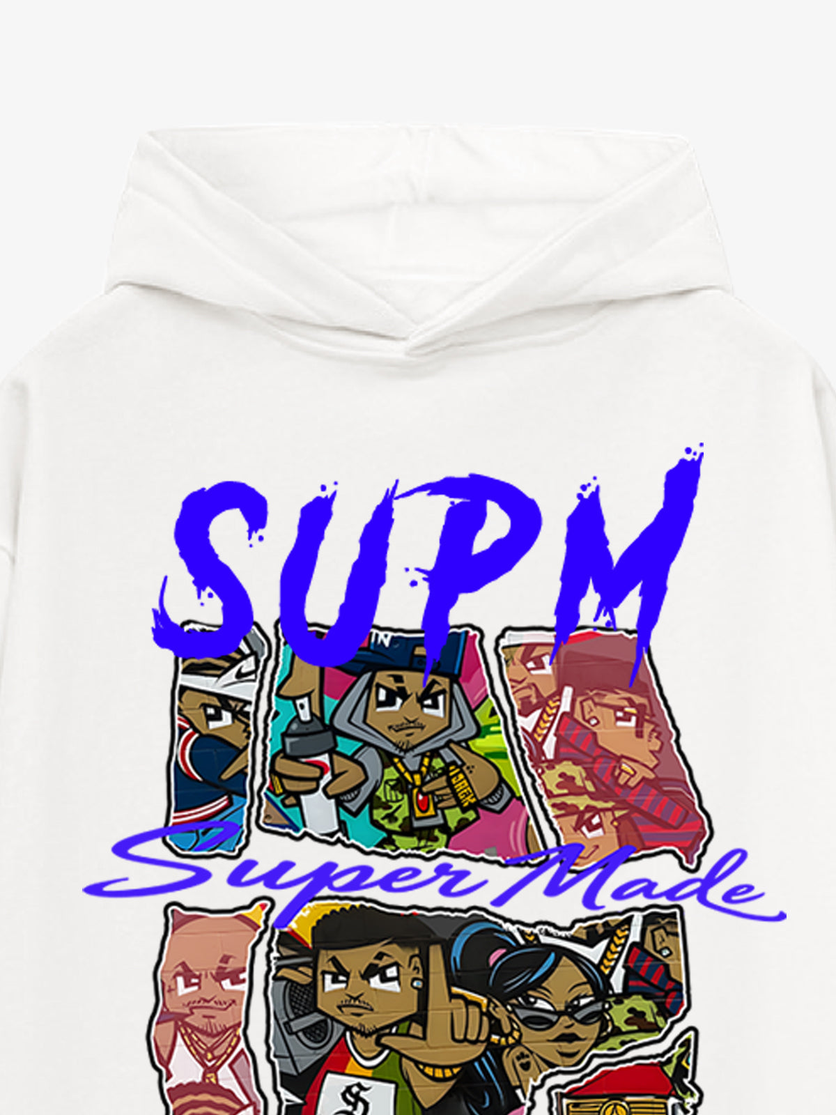 Stylish Graphic Hoodie with Unique Character Design for Casual Wear 