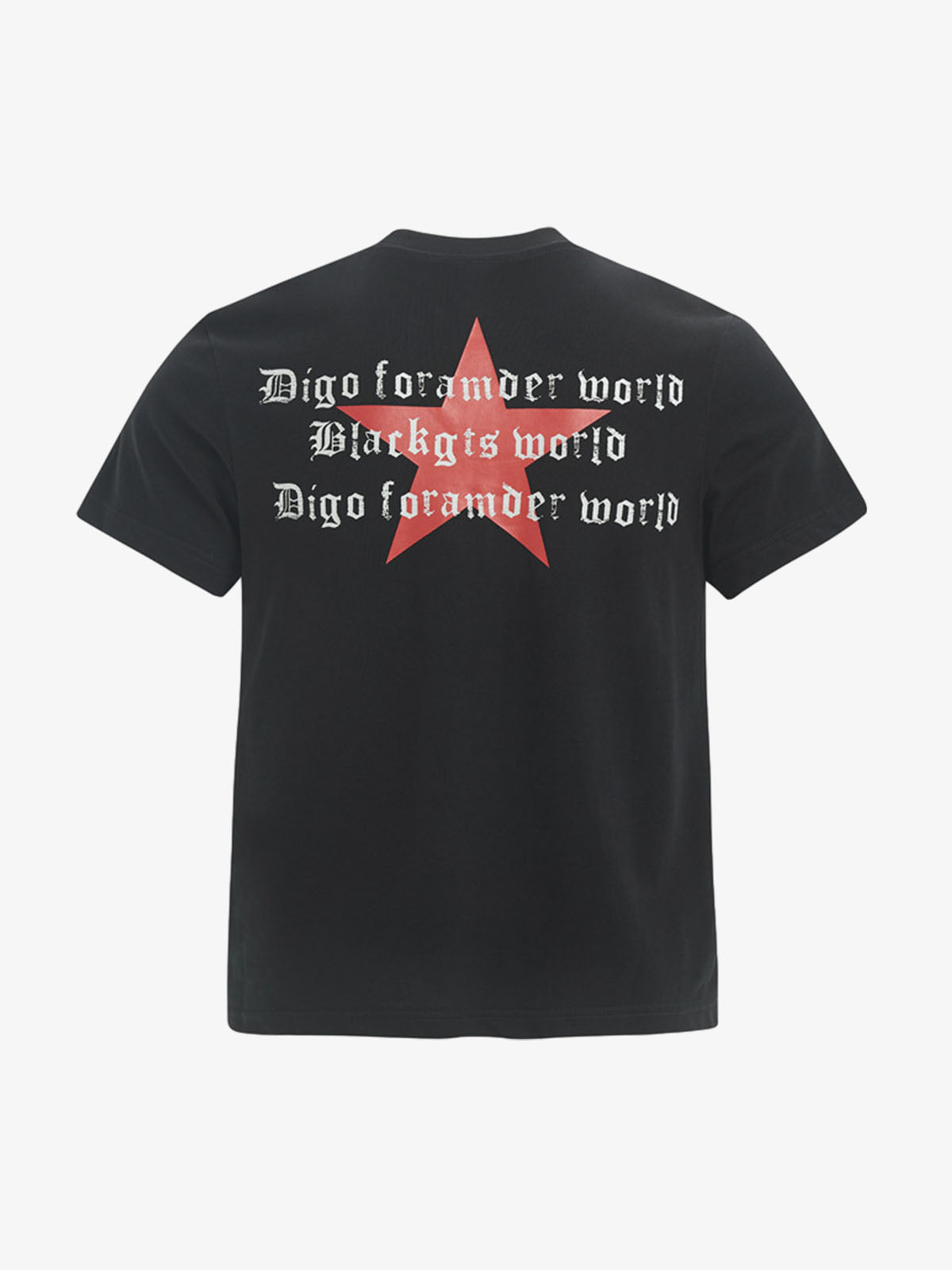 Cyber-Star Gothic Graphic T-Shirt 