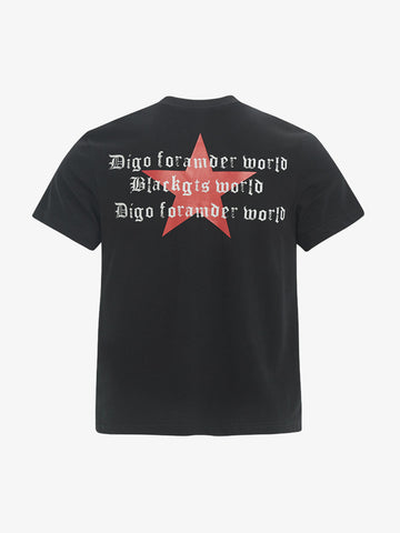 Cyber-Star Gothic Graphic T-Shirt 