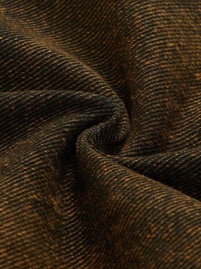 Vintage Mud-Dyed Wash Deconstructed Patchwork Jeans 