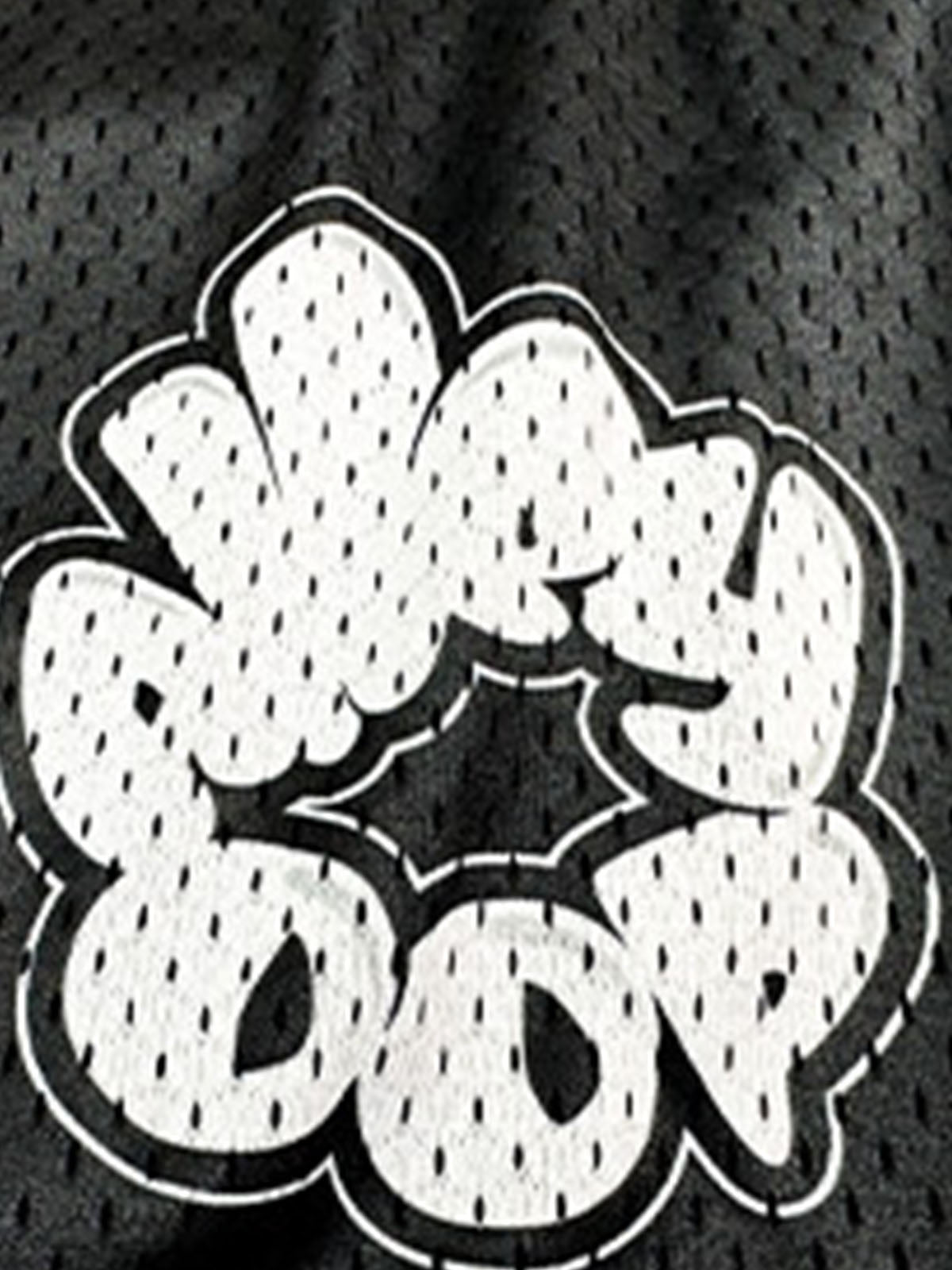 Abstract Letter Graphic Athletic Shorts 
