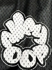 Abstract Letter Graphic Athletic Shorts 