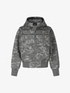Napoleon Camo Cropped Zip-Up Hoodie