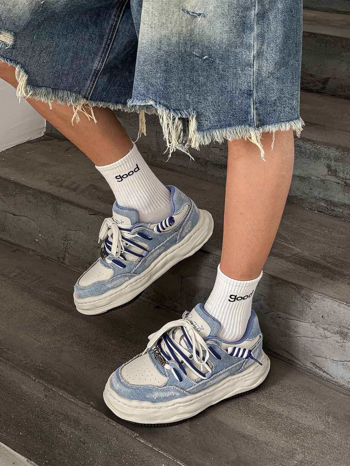 Stylish Denim-Style Sneakers for Everyday Wear 