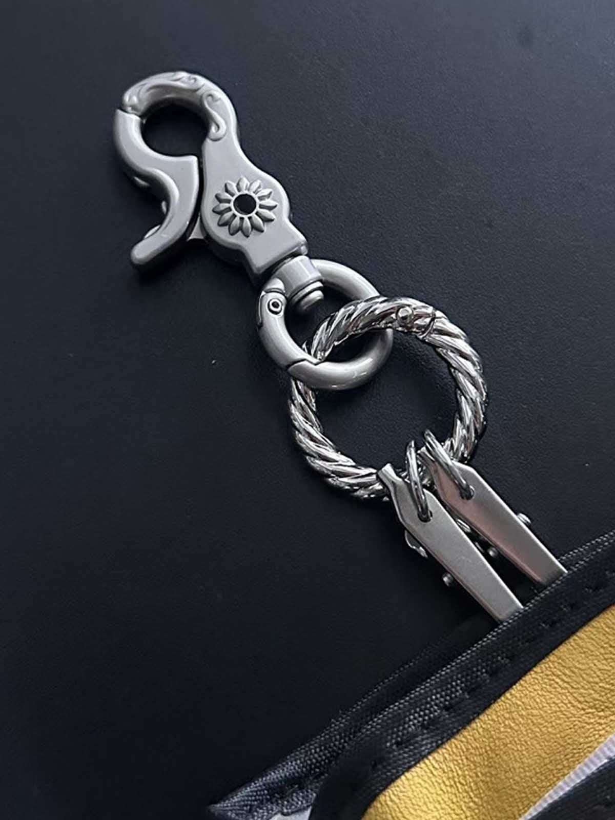 Vintage Glove Keychain Charm
