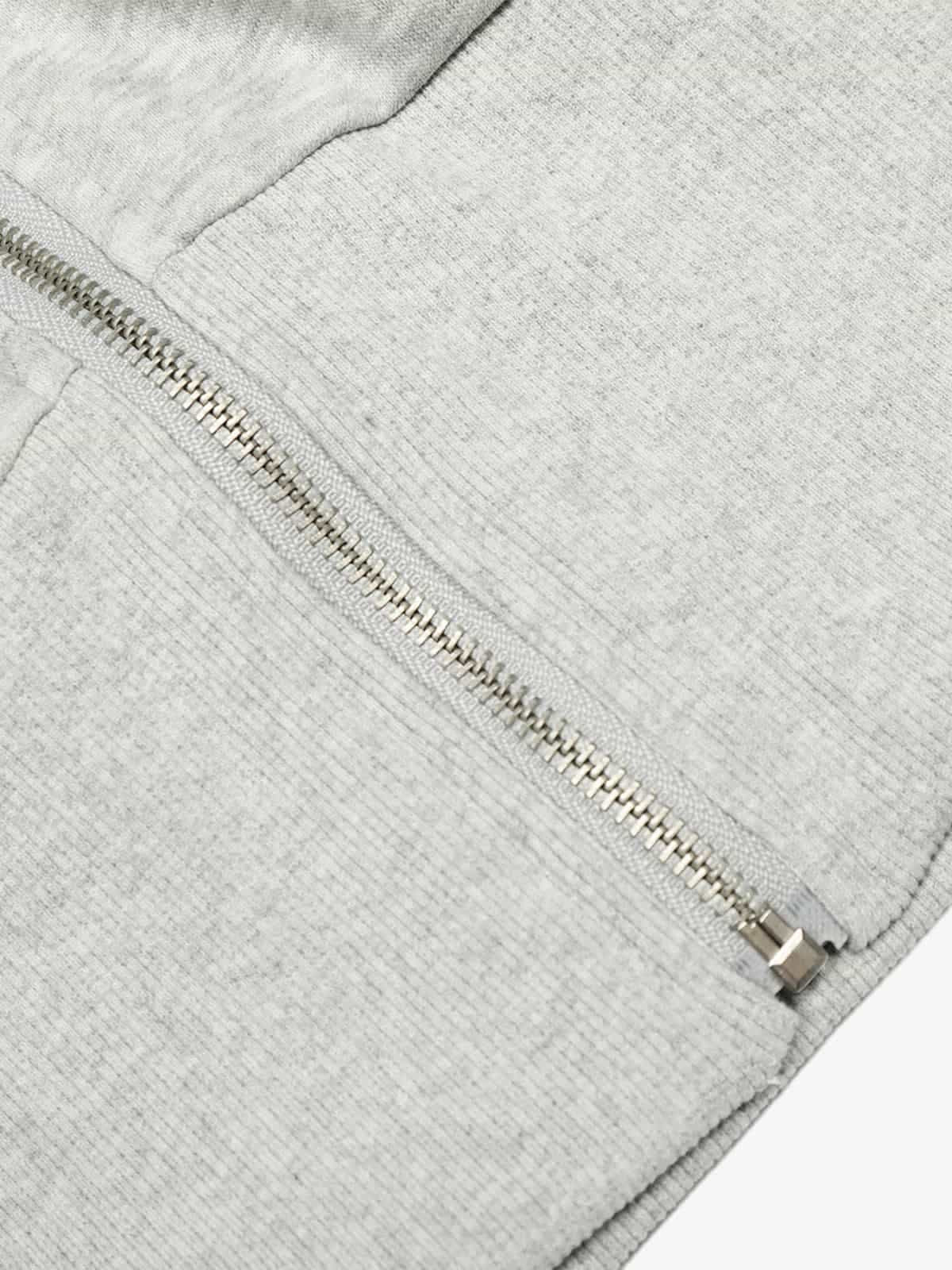 Retro Faux Fur Collar Fleece Zip Up Hoodie Jacket 