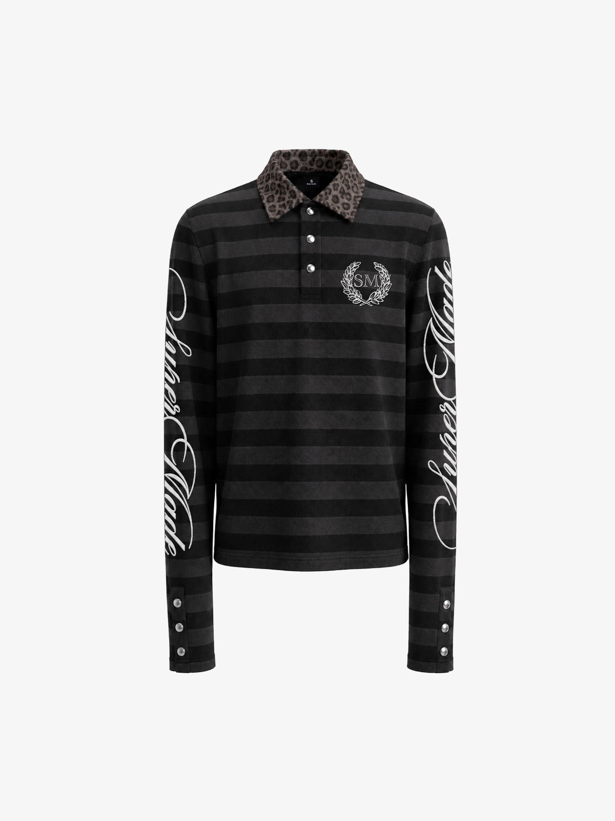 Striped Leopard Polo