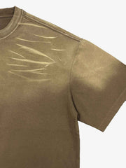 Twin Angels Cross Washed T-Shirt 
