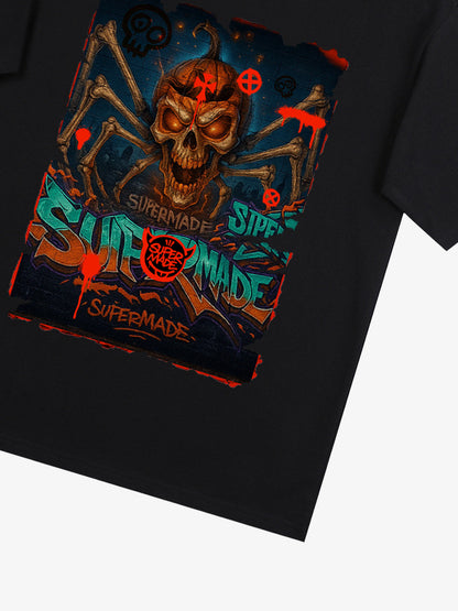 Bloody Dark Skull Spider T-shirt 