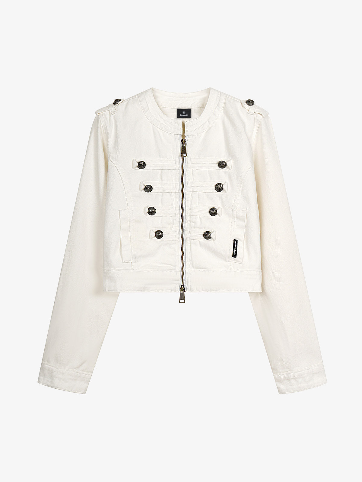 Napoleon Cropped Denim Jacket