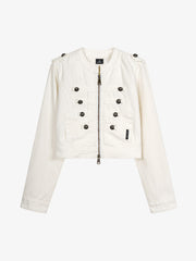 Napoleon Cropped Denim Jacket