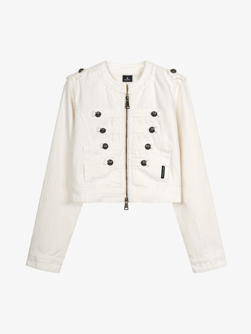 Napoleon Cropped Denim Jacket