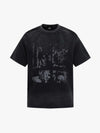 Grunge Faded Photo Print T Shirt
