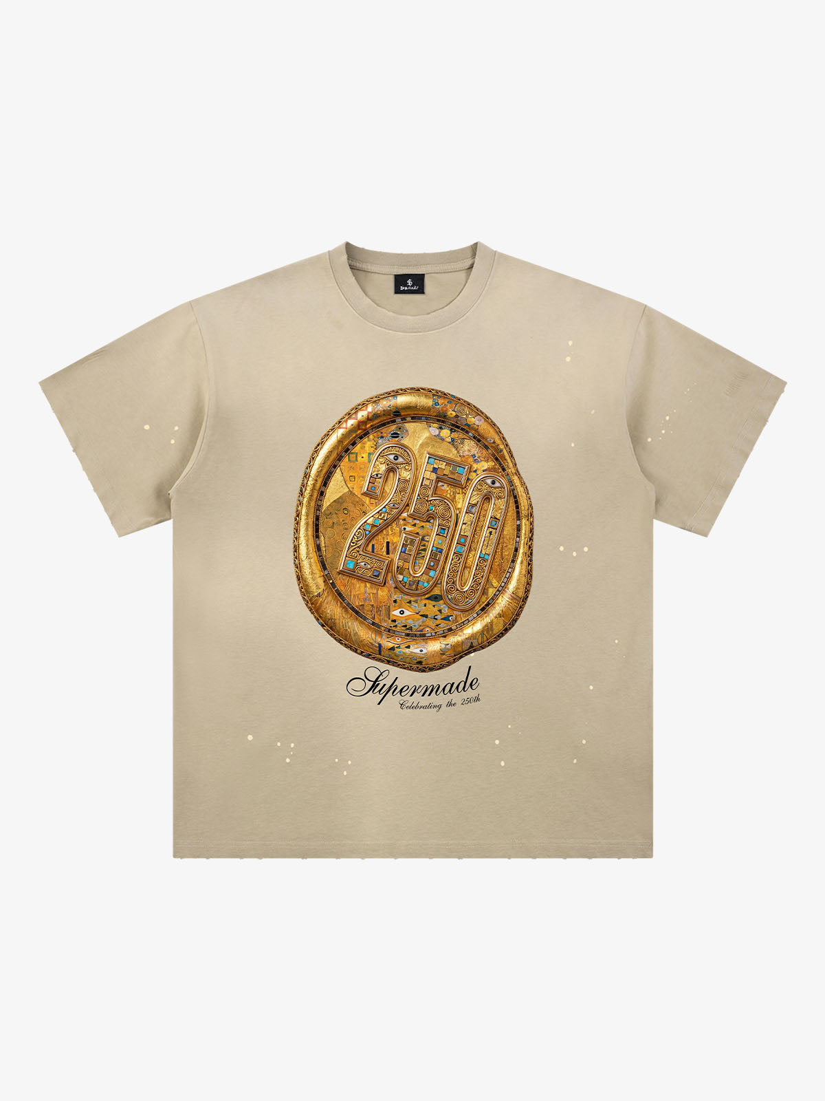 Vintage Gold Crest Graphic T-Shirt 