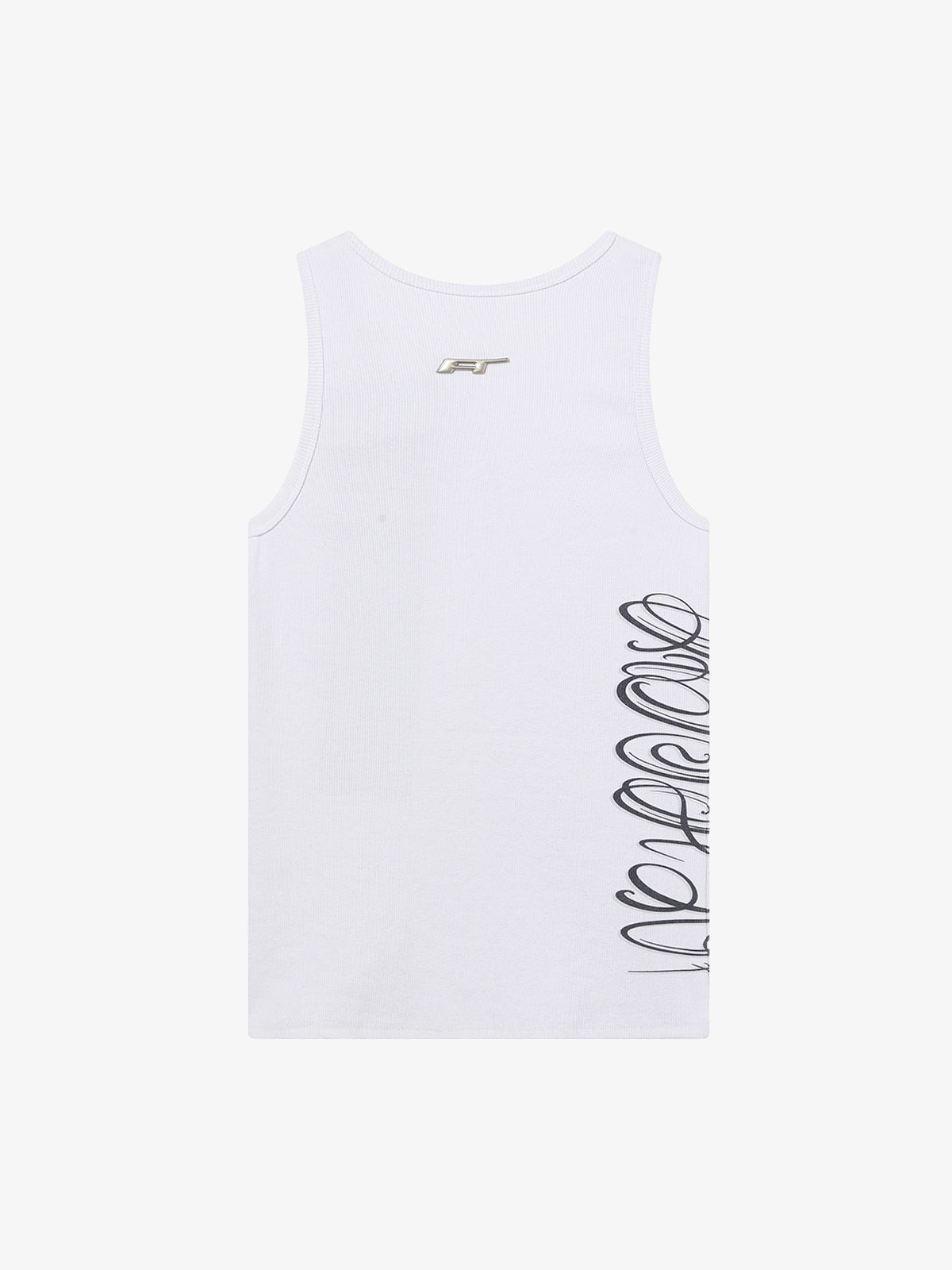 Street Ribbed Slim Fit Printed Vest 