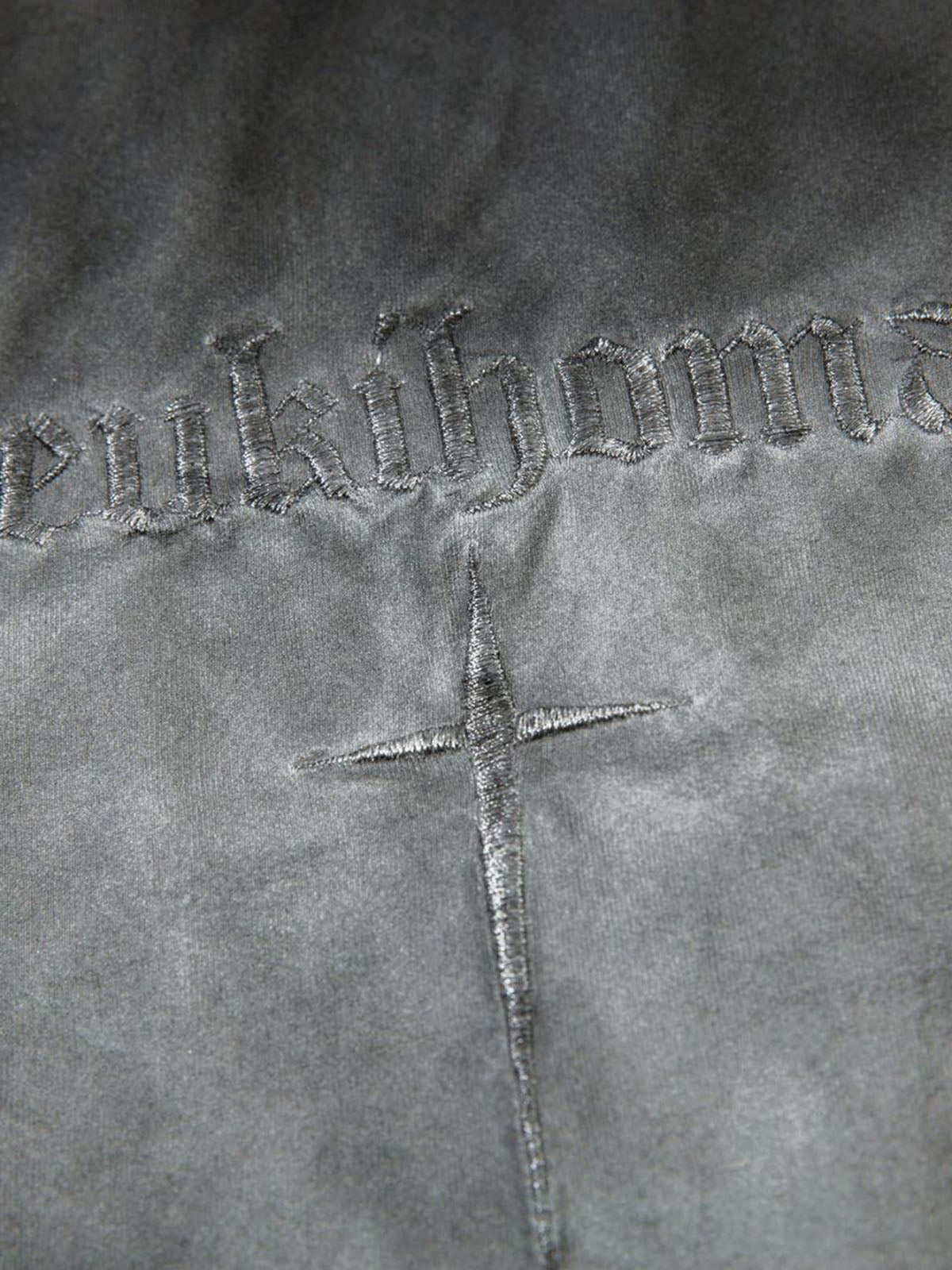 Oversized Cross and Studed T-Shirt 