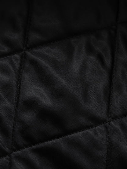 Winter-Ready Corduroy Jacket with Faux Fur Trim for Men 