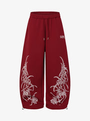 Thorns Graphic Baggy Sweatpants