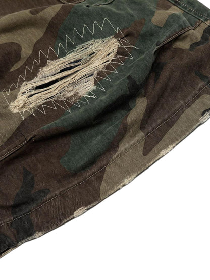 Street Camouflage Cargo Shorts 