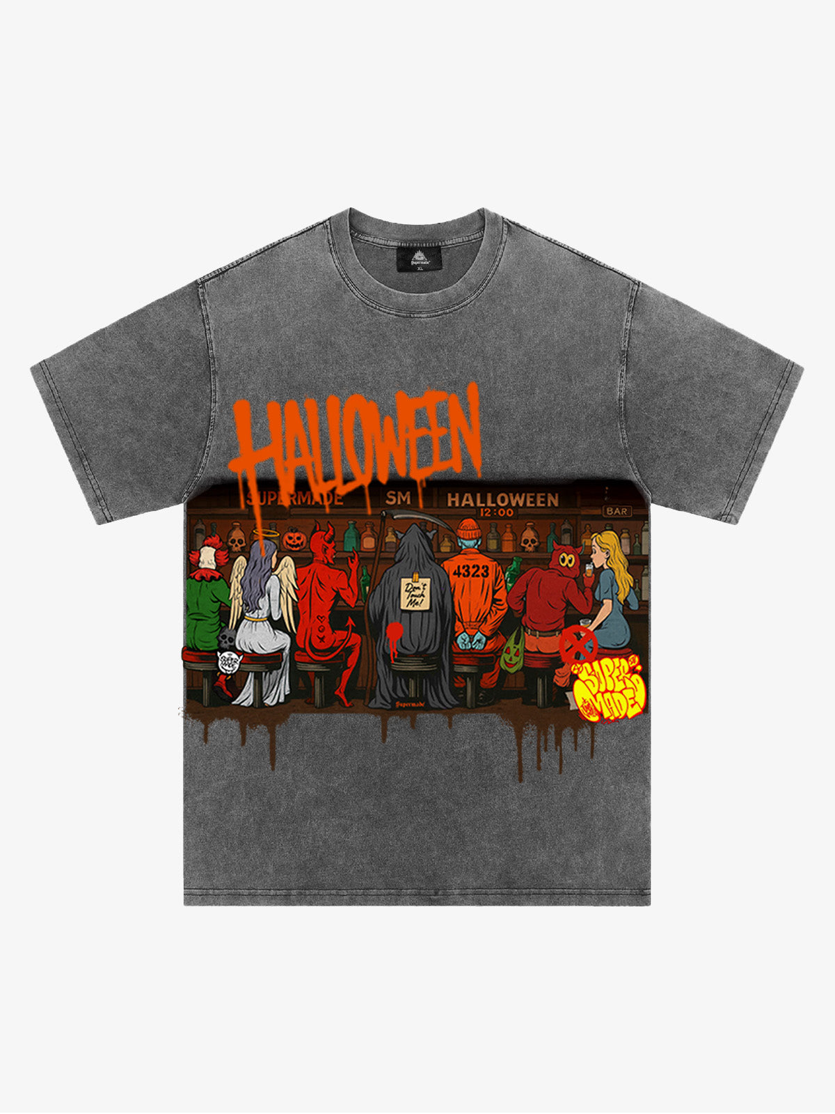Thesupermade Halloween Pub Party T-shirt 