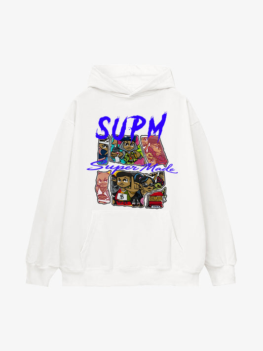 Stylish Graphic Hoodie with Unique Character Design for Casual Wear 