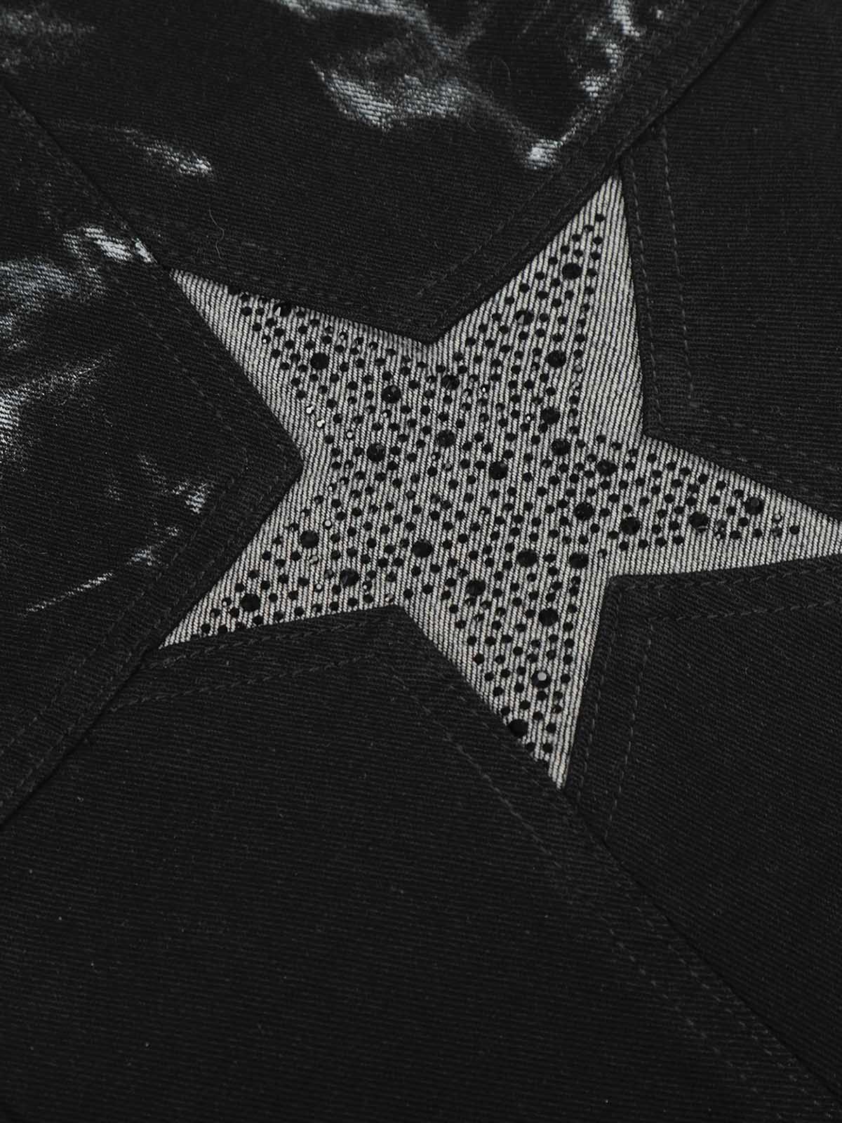Street Star Painted Barrel Jeans 