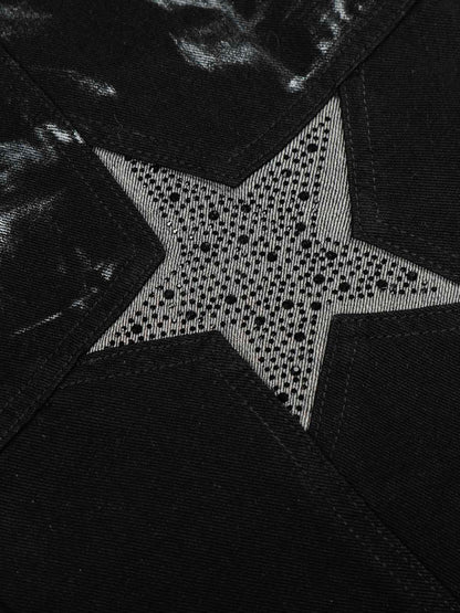 Street Star Painted Barrel Jeans 