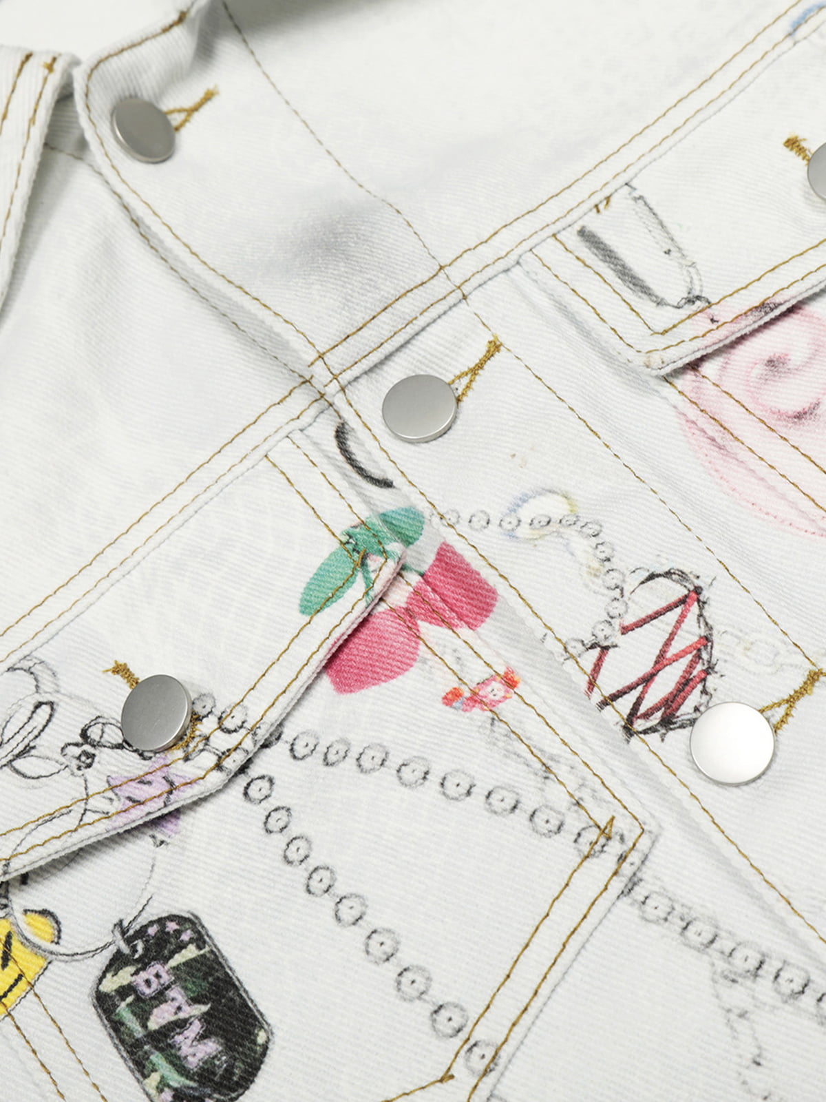Stylish Embellished Denim Jacket for Women - Perfect for Casual and Trendy Looks 