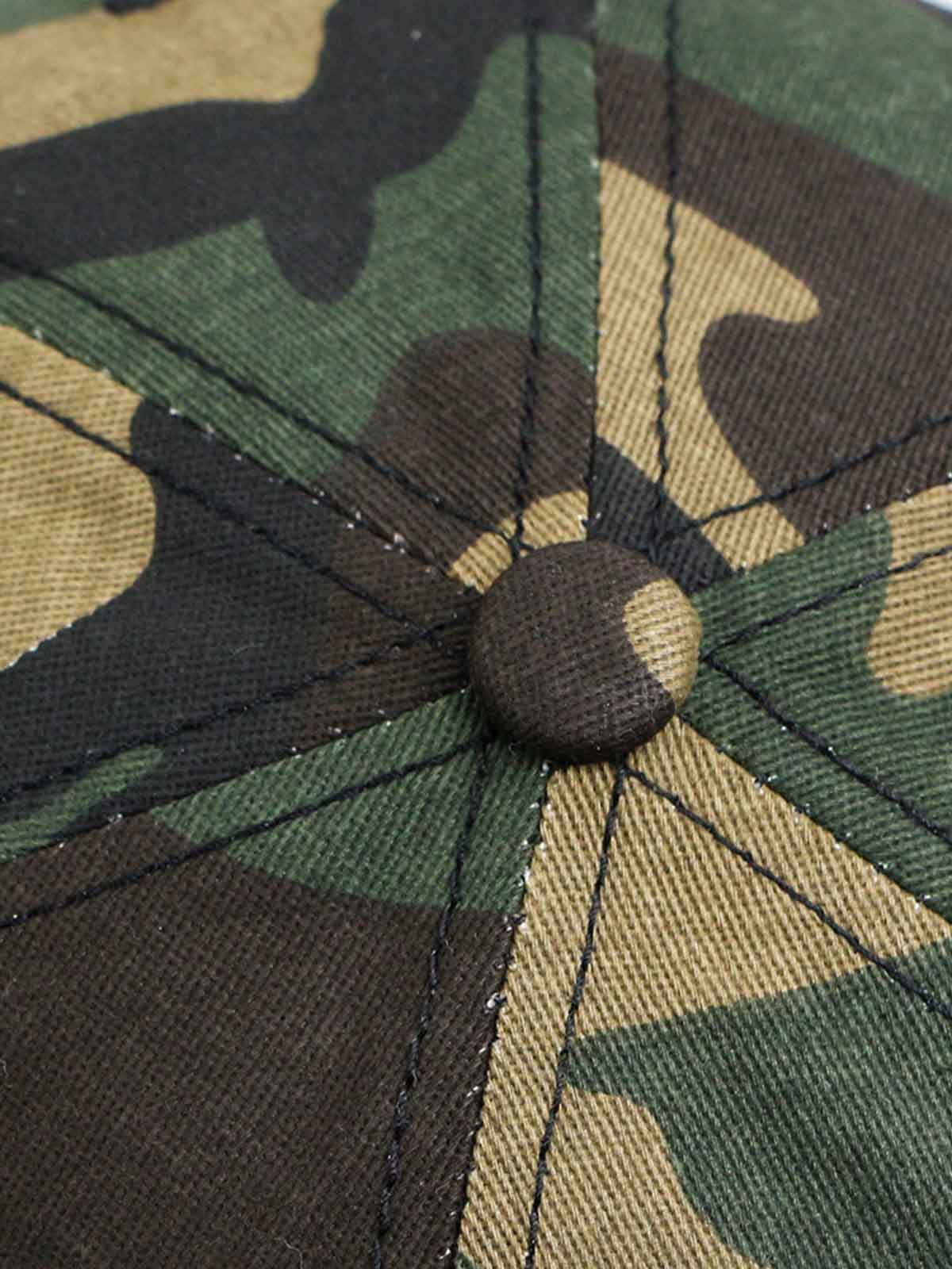 Classic Camo “God’s Favorite” Embroidery Curved Brim Baseball Cap 