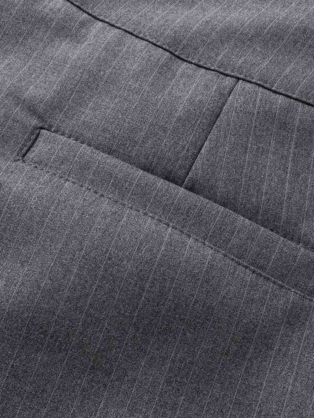 Double Waist Pinstripe Balloon Pants 