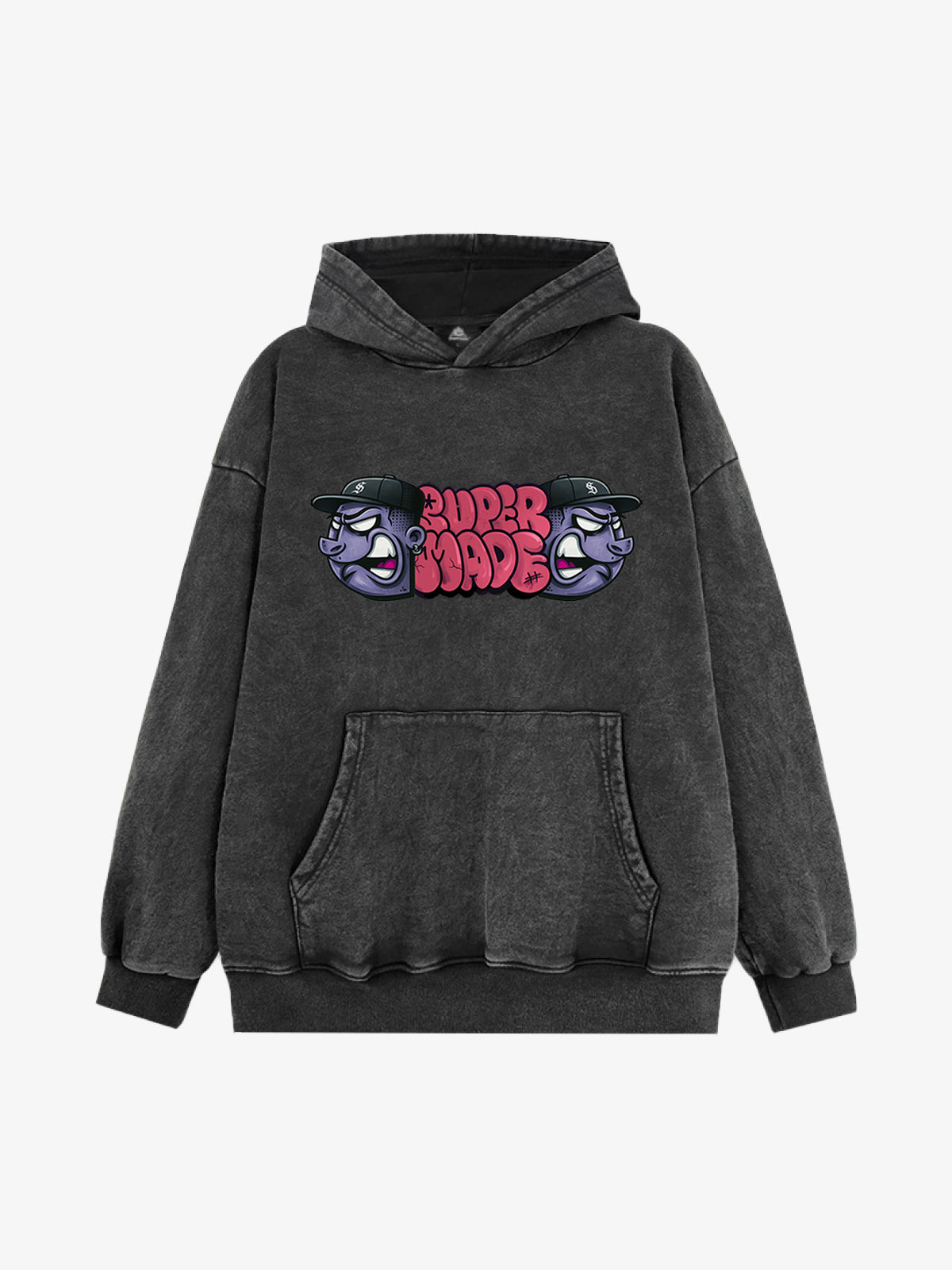 Supermade Graffiti Design Hoodie 