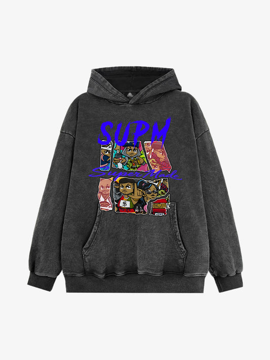 Stylish Graphic Hoodie with Vibrant Artwork for Casual Wear 