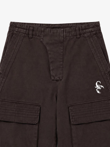 Washed Multi-Pocket Cargo Pants