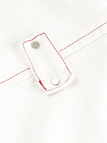 Contrast Stitch Hooded Zip Jacket