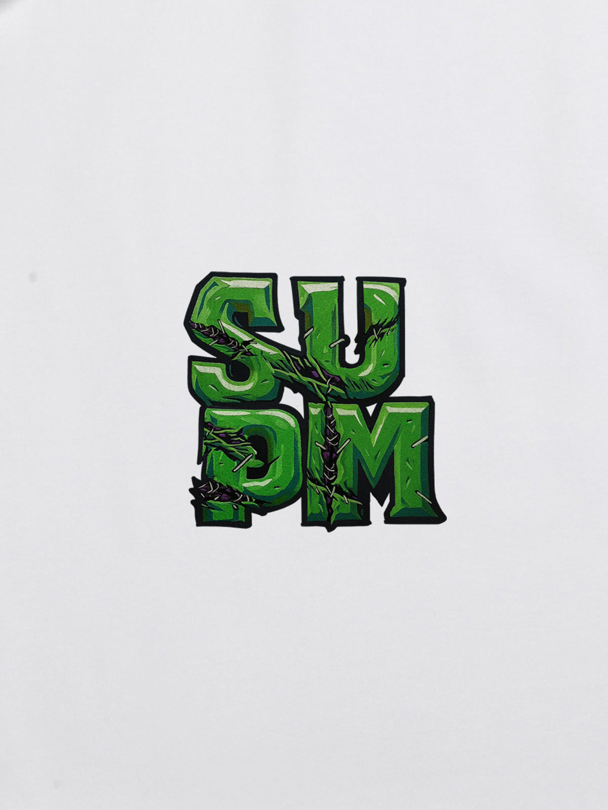 Supermade Street Green Thorn Font T-Shirt 