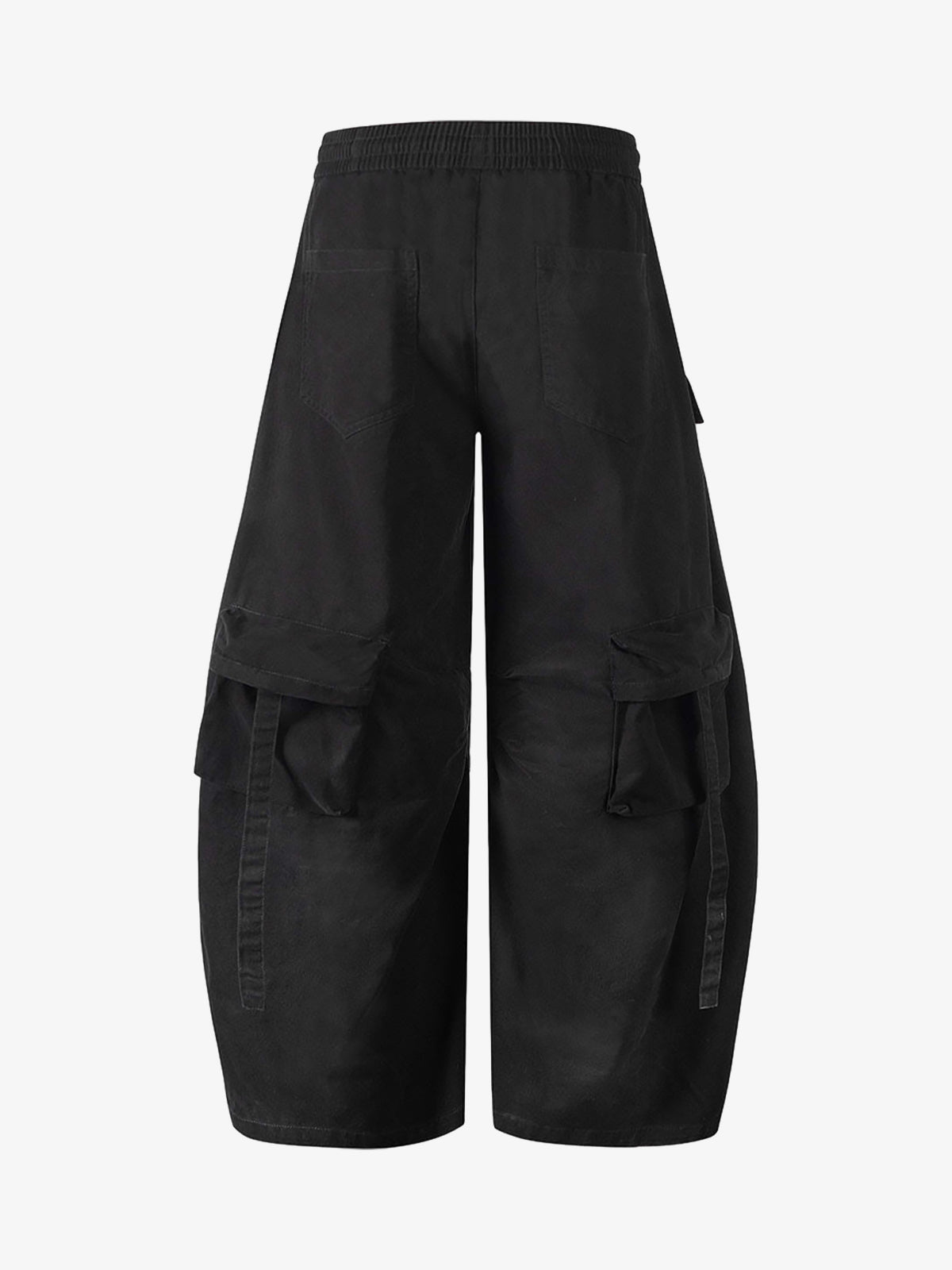 Functional Style Multi-pocket Cargo Barrel Pants 