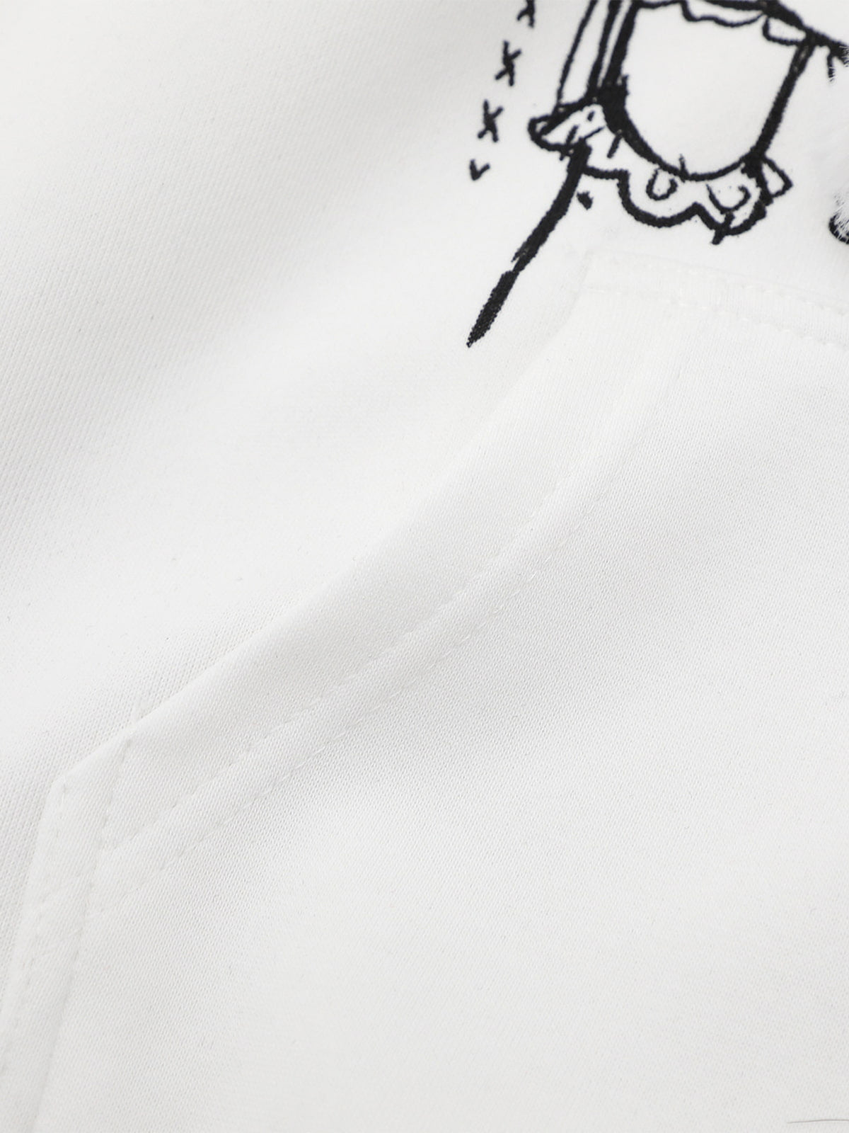 Retro Plush Collar Cartoon Anime Zip-Up Hoodie 