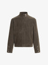 Suede Harrington Jacket