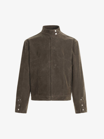 Suede Harrington Jacket