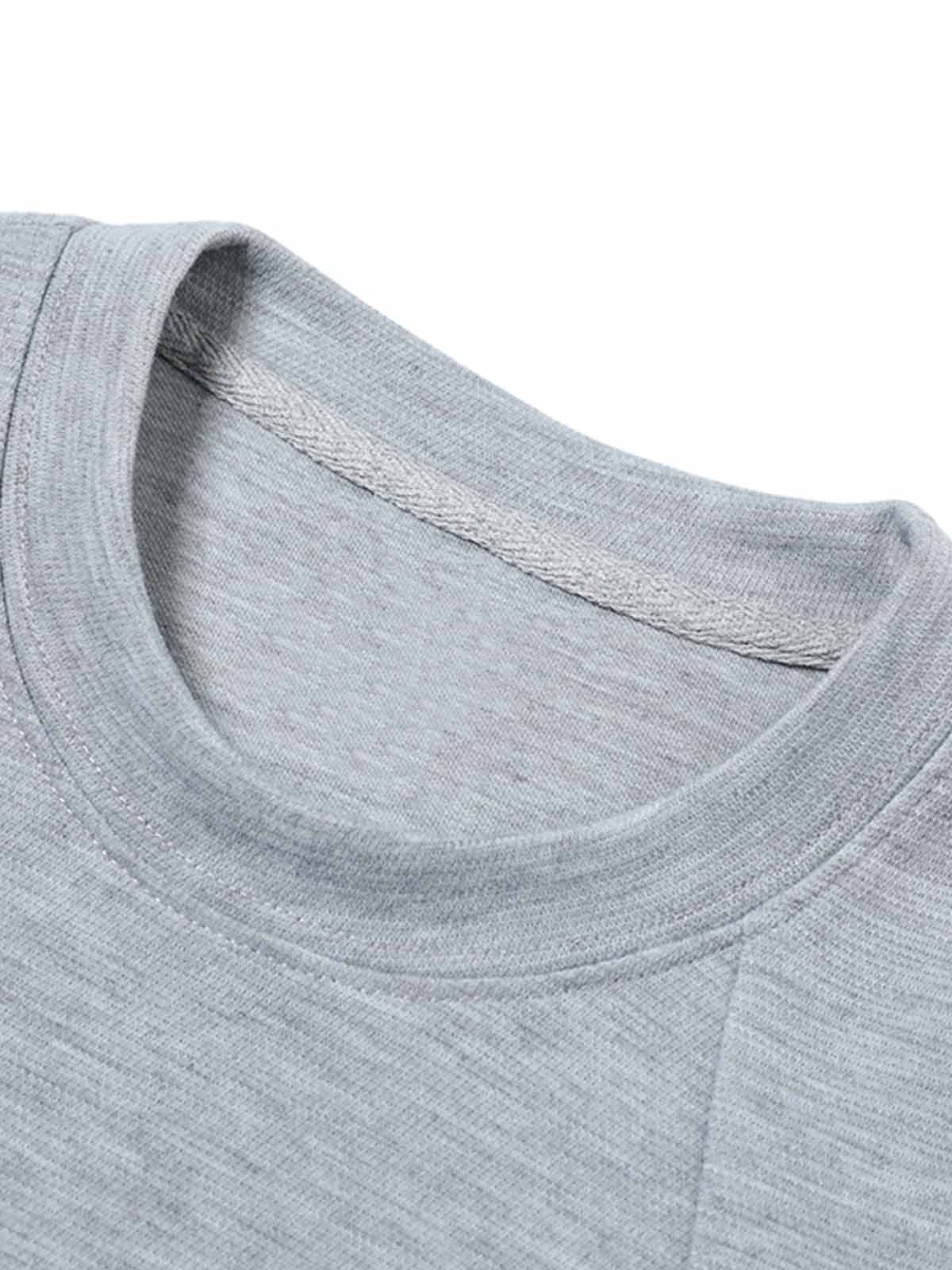 Retro Loose-leaf Flyer Cleanfit Structure T-shirt