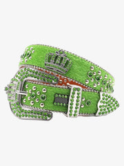 Street Hip Hop Rap-Embellished Belt