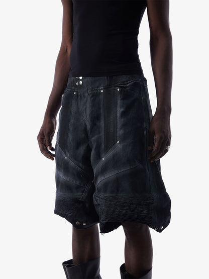 Double Waist Faux Layer Shorts
