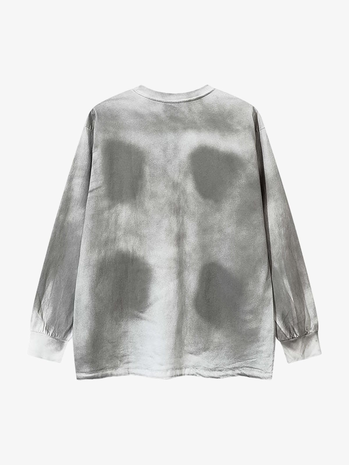 Inkjet Dirty Necklace Long-sleeved T-shirt 
